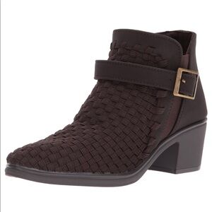 Steven by Steve Madden Brown Weaved Boots 8.5 8.0